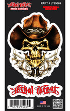 Cowboy Skull - Mini Decal