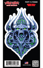 Green Skull - Mini Decal