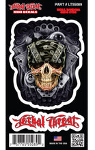 Skull Bandana - Mini Decal