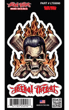 Elvis Skull - Mini Decal