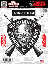 Zombie Defense Decal