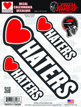 Heart Symbol Hater Decal
