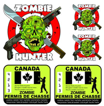 Zombie Hunter Kit Canada Decal