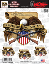 Right to Bear Arms Decal