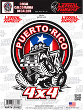 Puerto Rico 4×4 Decal