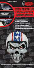 Biker Helmet Skull Emblem