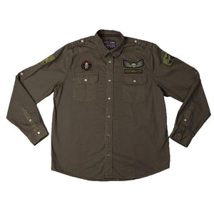 Bombs Away Button Down
