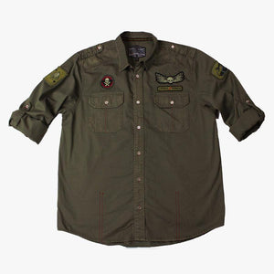 Bombs Away Button Down