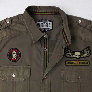 Bombs Away Button Down