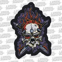 Heavy Metal Skull Mini Patch