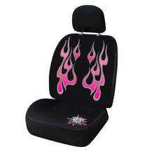 Pink Flames Seat Covers