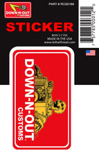 Hot Rod Mini Sticker