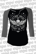 Ready to Ride Raglan 3/4 Sleeve Shirt