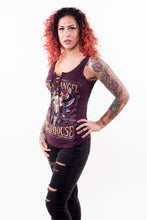 Lethal Angel Roadhouse Lace Up Tank Top
