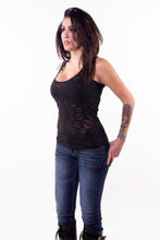 Lip Burn Out Razor Back Tank Top - No Graphics