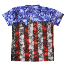 USA Skull Camo T Shirt