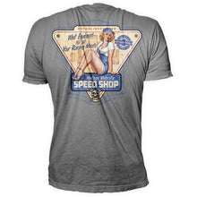 Vintage Velocity Speed Shop Pin Up Tee