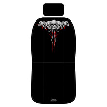 Pinstripe Skulls Seat Covers
