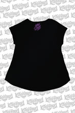 Rose Skull Lace Up Tee Shirt