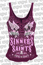 Sinners & Saints Lace Up Tank Top